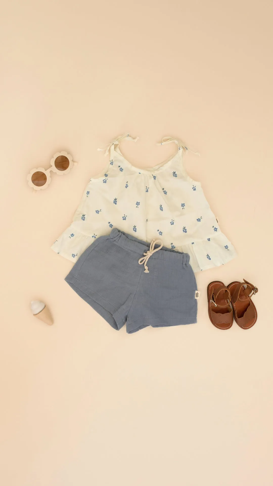 Peplum Top with Straps - Adele