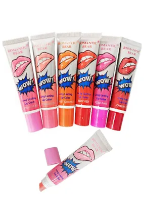 Pop Art Squeeze Tube Liquid Tint Lip Gloss