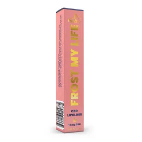 Privy Peach Frost My Life Lip Gloss 11ml (15mg CBD)