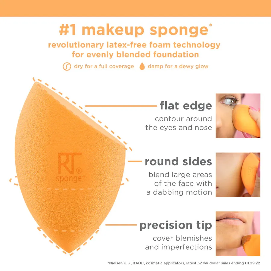 Real Techniques Ultimate Makeup Sponge Blending and Setting Trio