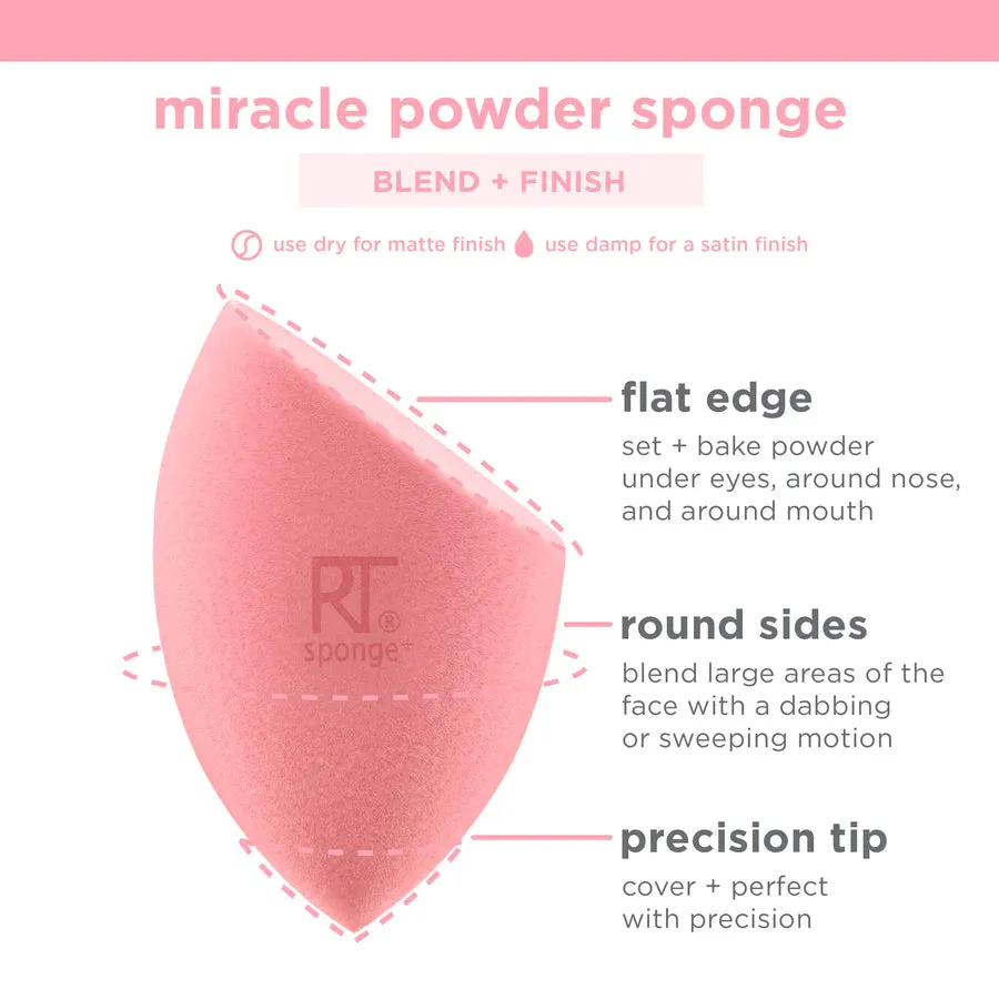 Real Techniques Ultimate Makeup Sponge Blending and Setting Trio