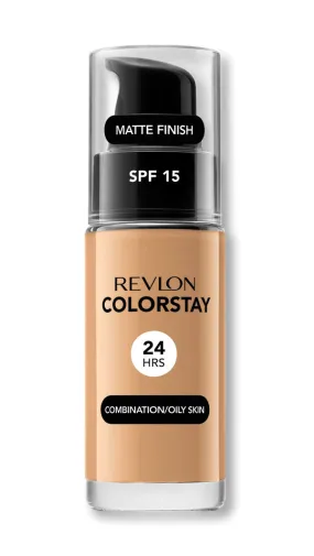 REVLON - ColorStay Makeup for Combination/Oily Skin SPF15, Deep Honey - 1 fl. oz. (30 ml)