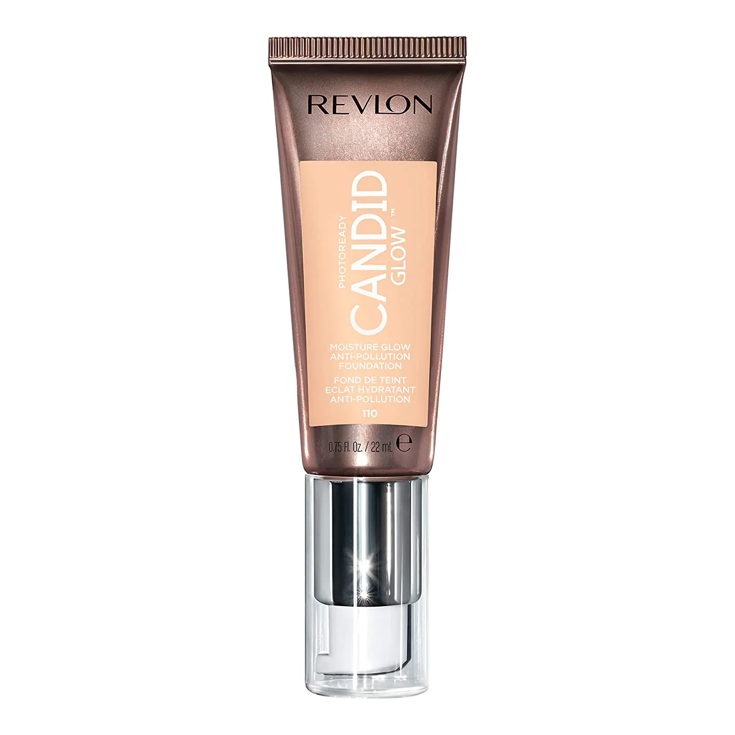 REVLON - PhotoReady Candid Glow Moisture Glow Foundation Porcelain 110 - 0.75 fl oz (22 ml)