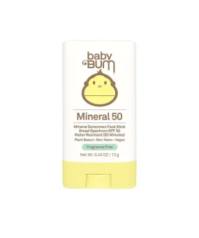 SUN BUM Baby Bum Mineral 50 SPF Face Stick