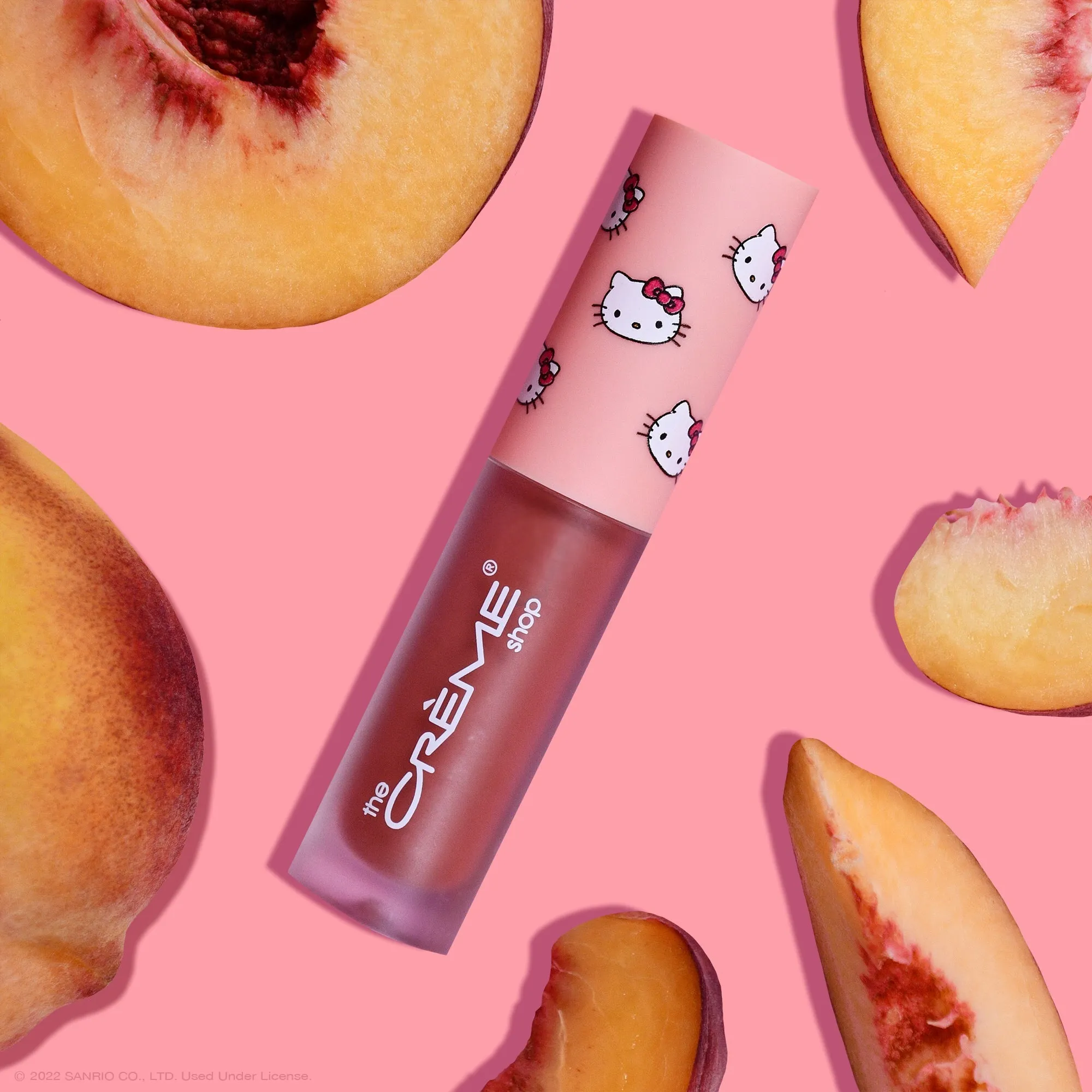 The Crème Shop x Hello Kitty Kawaii Kiss Moisturizing Lip Oil - Peach Flavored