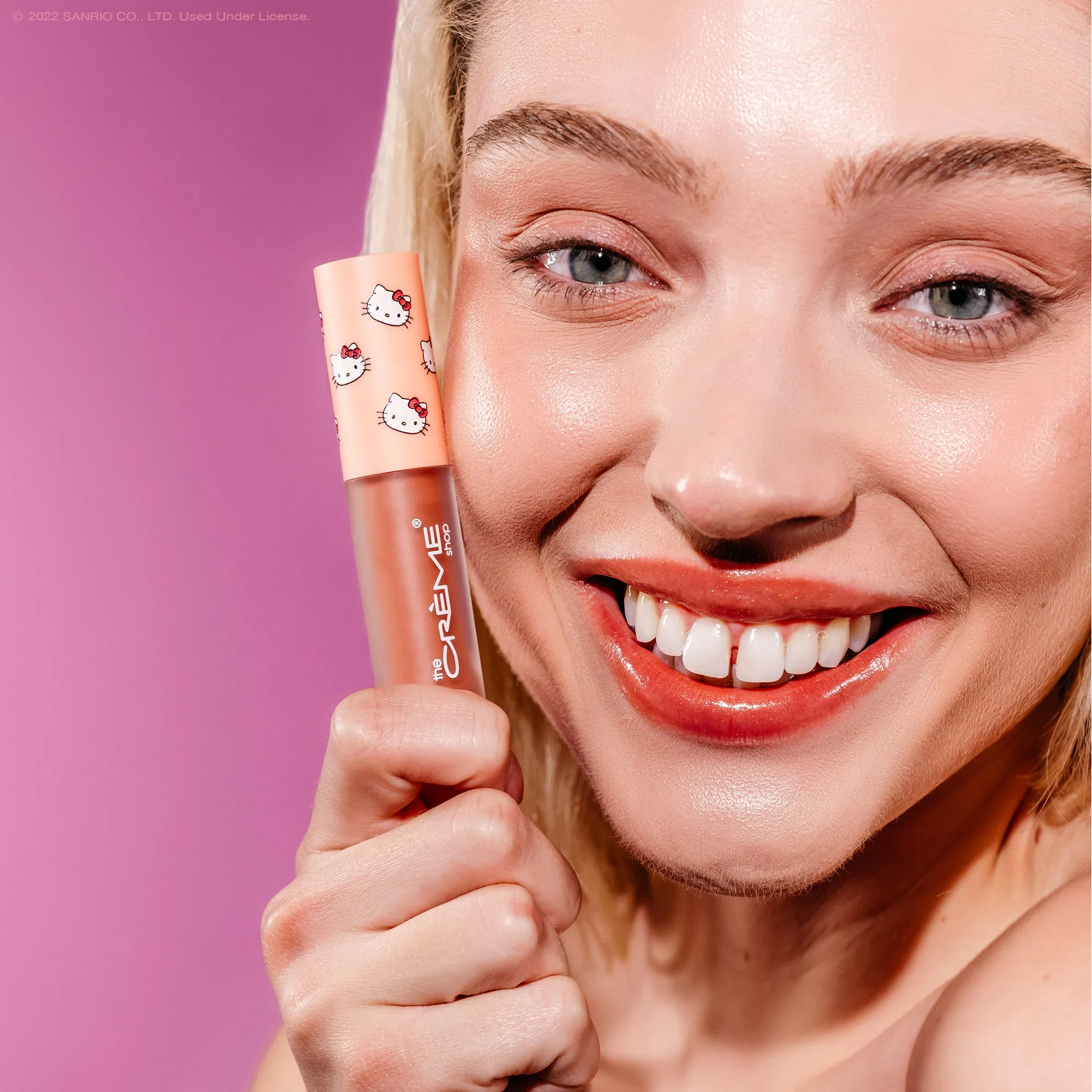 The Crème Shop x Hello Kitty Kawaii Kiss Moisturizing Lip Oil - Peach Flavored