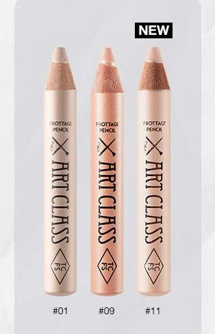 too cool for school Frottage Pencil