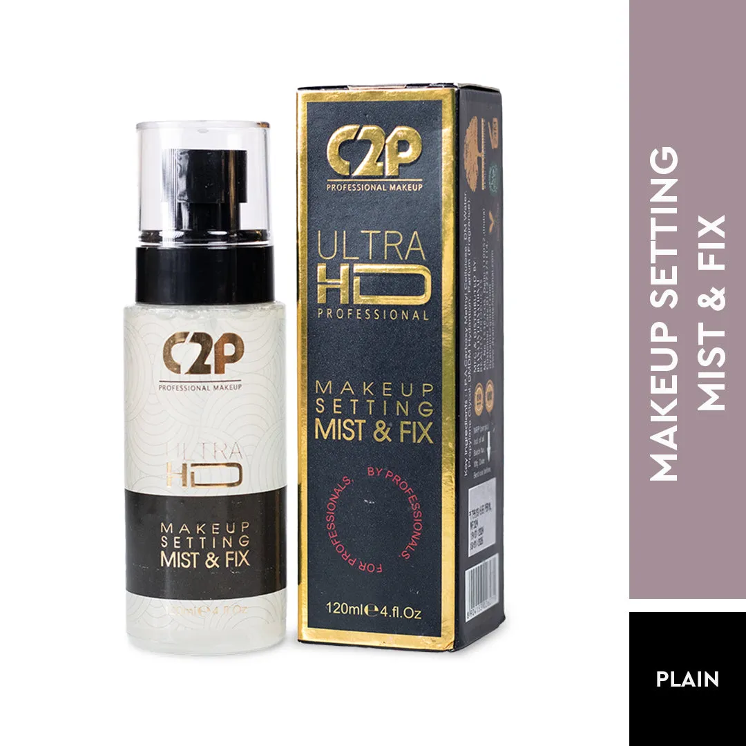 ULTRA HD MAKEUP SETTING MIST & FIX - PLAIN  (120 ml)
