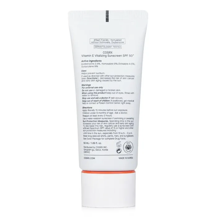 Vitamin E Vitalizing Sunscreen Spf 50  - 50ml/1.69oz