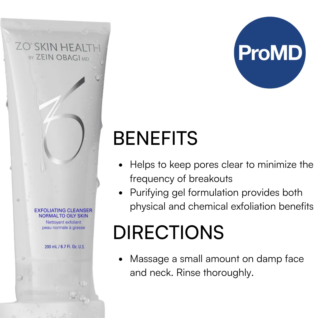 ZO Skin Health Exfoliating Cleanser